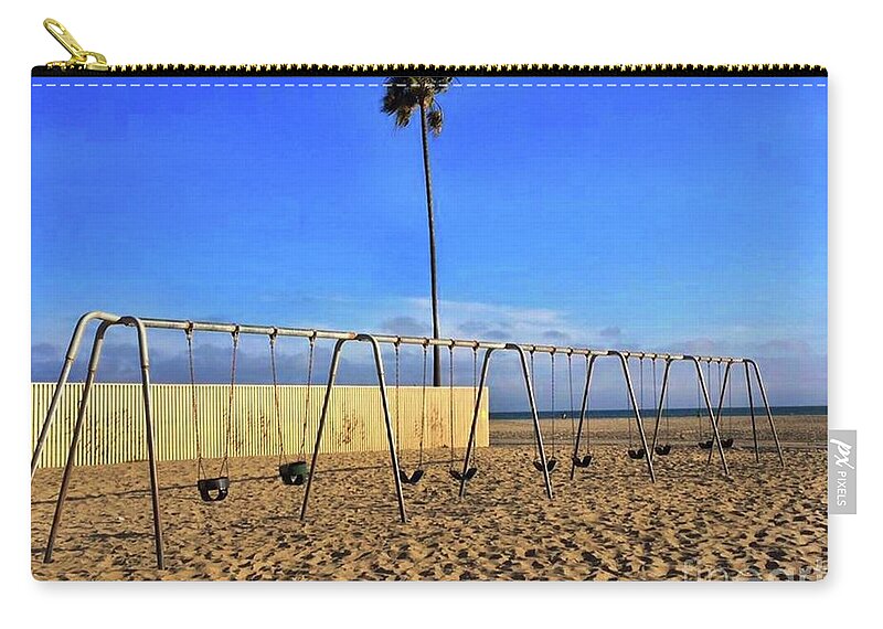 California Zip Pouch featuring the photograph Venice Beach - CA #2 by Doc Braham