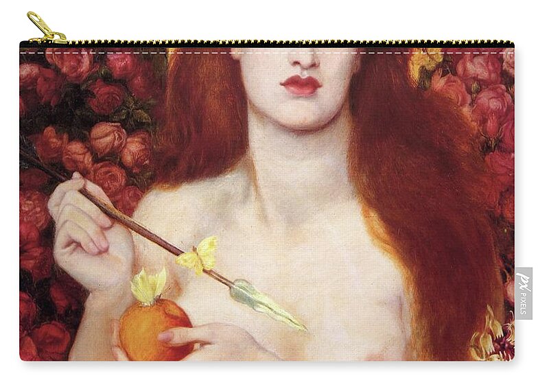 Venus Carry-all Pouch featuring the painting Venus Verticordia by Dante Gabriel Rossetti