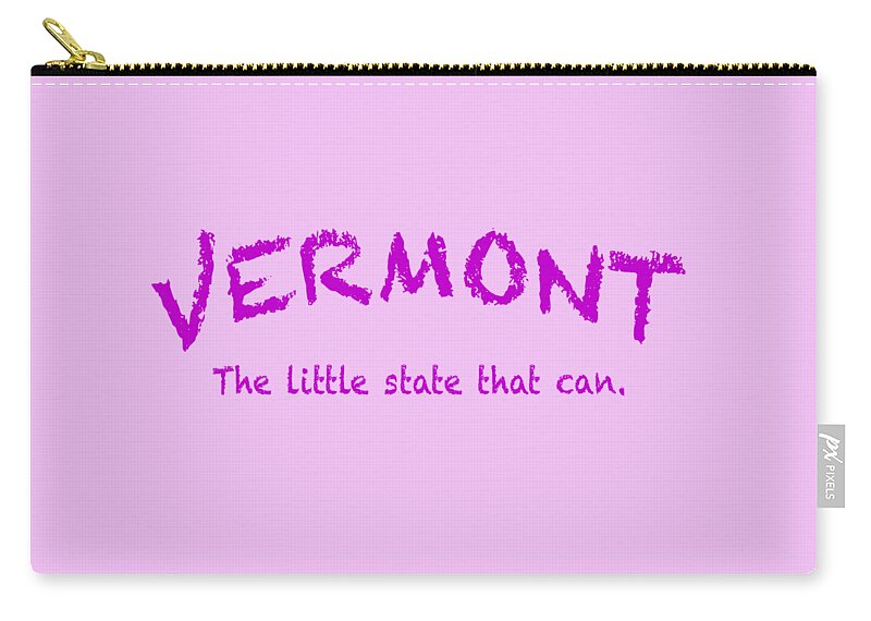 Vermont Zip Pouch featuring the photograph Vermont Little State #2 by George Robinson