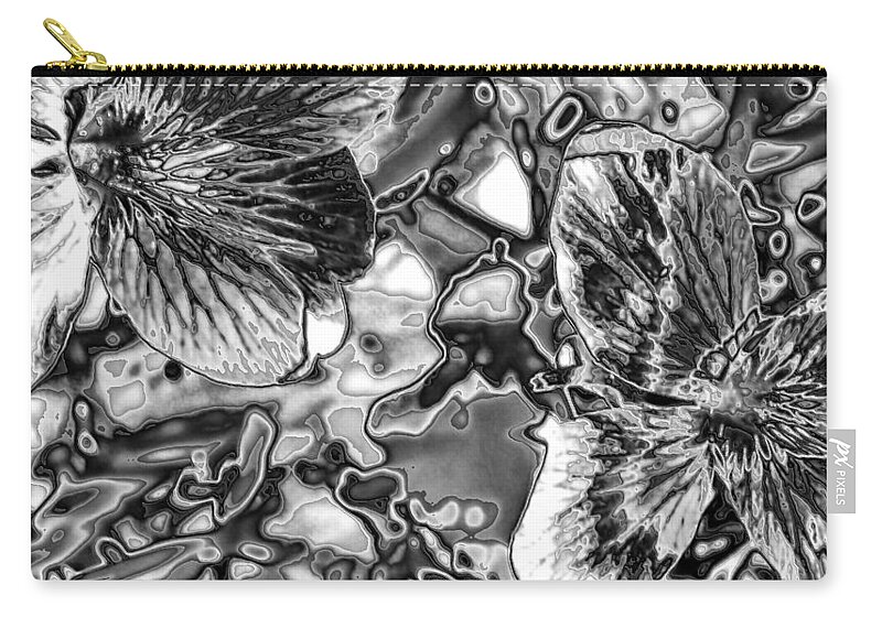 Digital Art Zip Pouch featuring the digital art Abstract #20 by Belinda Cox