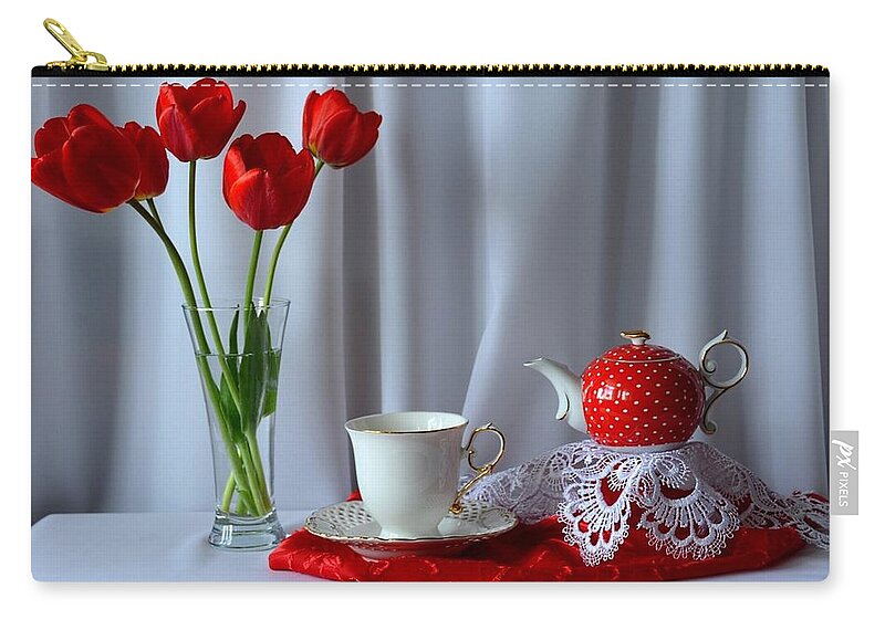 Still Life Zip Pouch featuring the photograph Still Life #20 by Jackie Russo