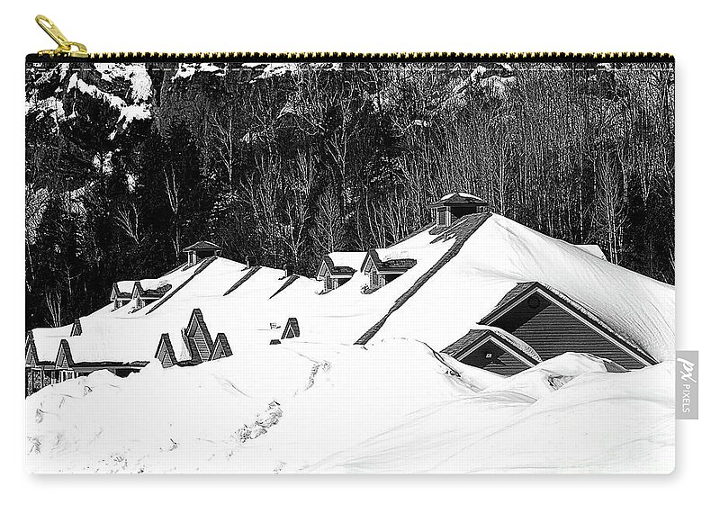  Zip Pouch featuring the photograph 2212 1bw by Burney Lieberman