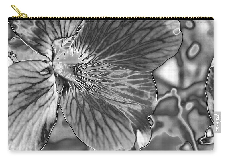 Digital Art Zip Pouch featuring the digital art Abstract #23 by Belinda Cox