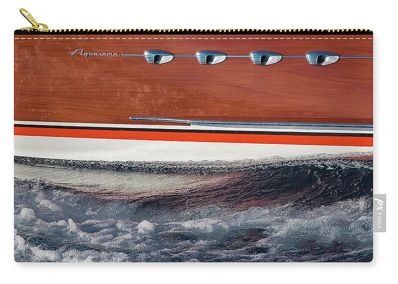 Riva Zip Pouch featuring the photograph Watercolors #251 by Steven Lapkin