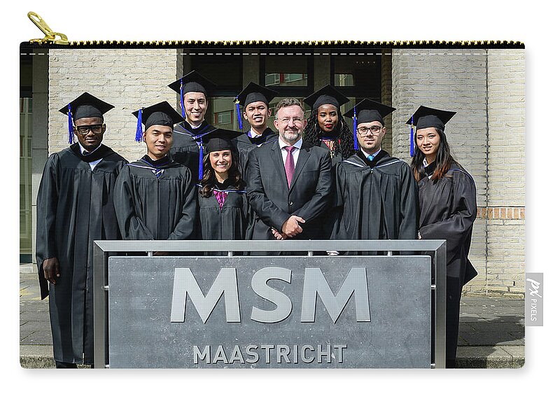  Zip Pouch featuring the photograph MSM Graduation Ceremony 2017 #28 by Maastricht School Of Management