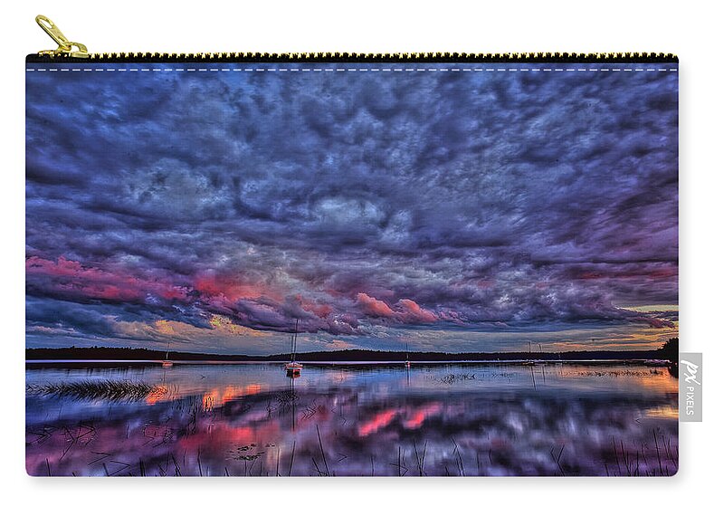 Sunset Zip Pouch featuring the photograph Sunset #28 by Mariel Mcmeeking