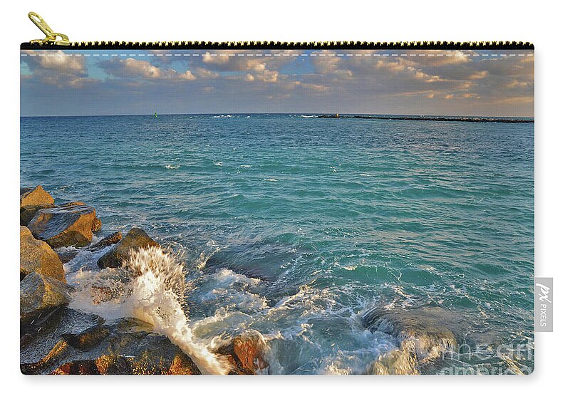 Singer Island Zip Pouch featuring the photograph 29- Dream Horizon by Joseph Keane