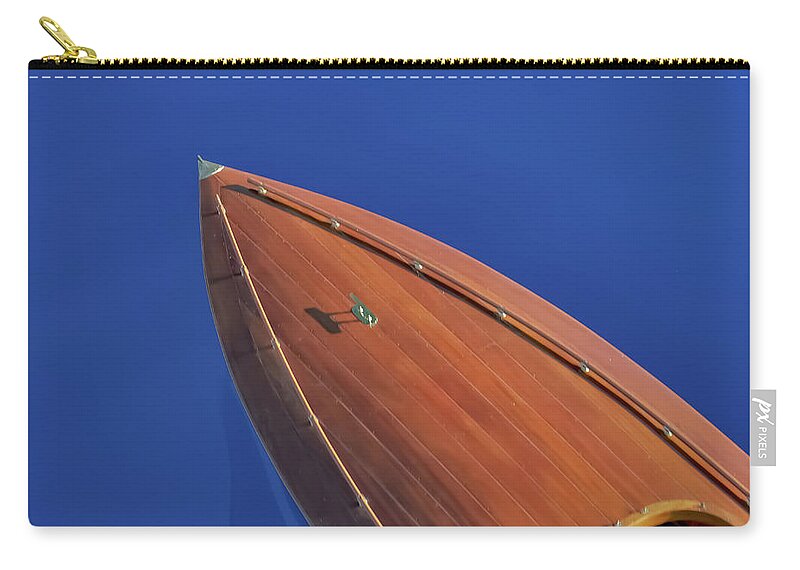 Mahogany Zip Pouch featuring the photograph The Color Of The Sky On A Clear Day by Steven Lapkin