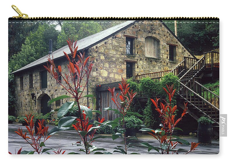 2b6342 Zip Pouch featuring the photograph 2B6342 Buena Vista Winery Sonoma by Ed Cooper Photography