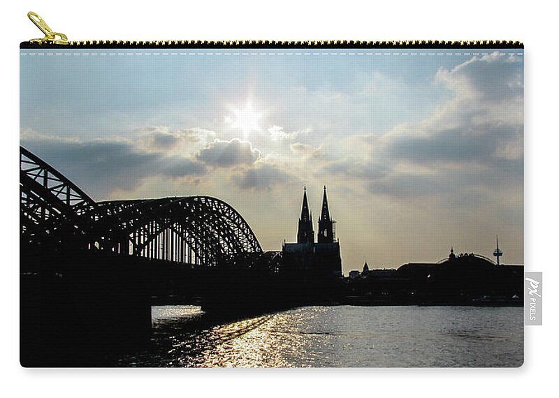 Cologne Zip Pouch featuring the photograph Cologne's City #3 by Cesar Vieira