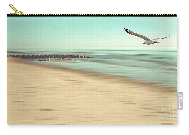 Beach Carry-all Pouch featuring the photograph Desire Light Vintage by Hannes Cmarits