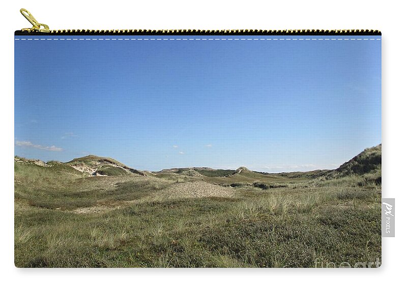 Noordhollandse Duinreservaat Zip Pouch featuring the photograph Dunes in the Noordhollandse duinreservaat #5 by Chani Demuijlder