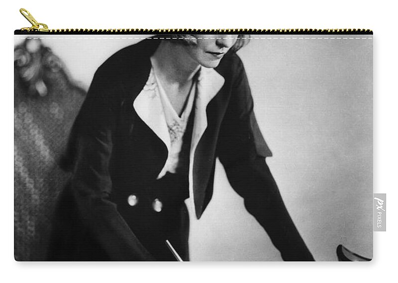 1933 Zip Pouch featuring the photograph Edna St. Vincent Millay #5 by Granger