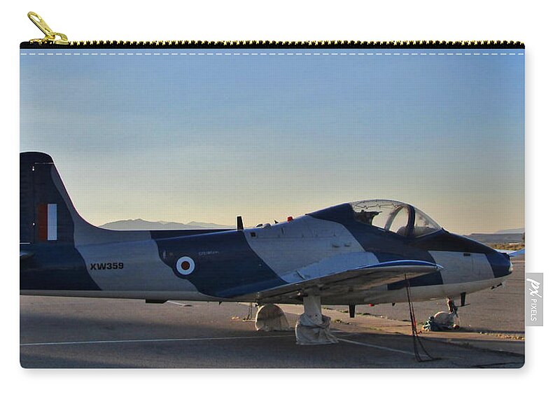 Sky Zip Pouch featuring the photograph Flying High #3 by Marilyn Diaz