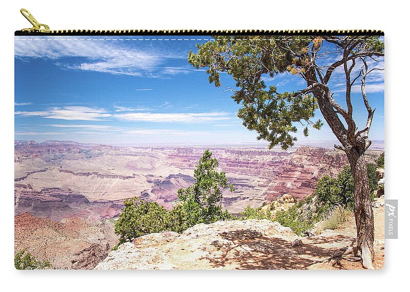 Grand Canyon Zip Pouch featuring the photograph Grand Canyon, Arizona #3 by A Macarthur Gurmankin