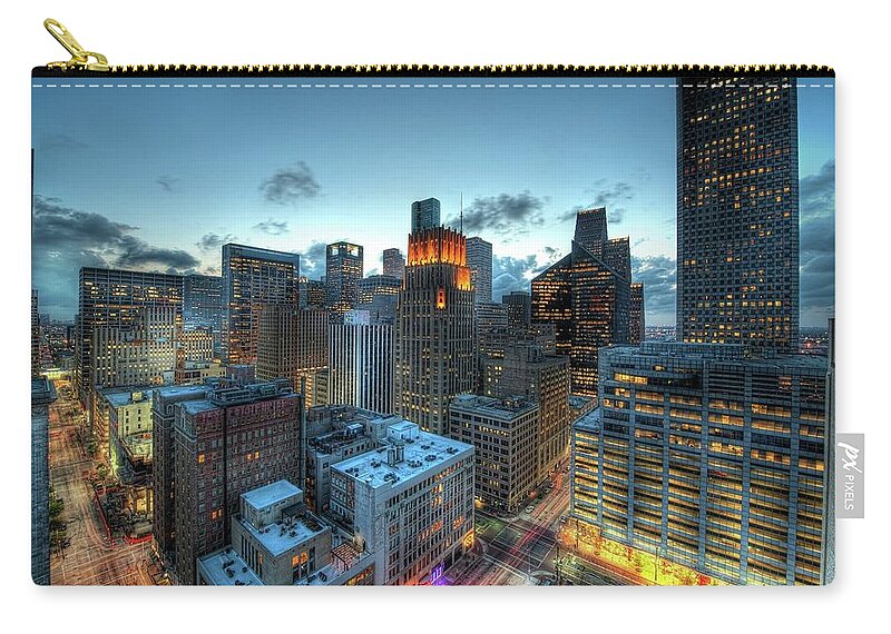 Hdr Zip Pouch featuring the photograph HDR #3 by Jackie Russo