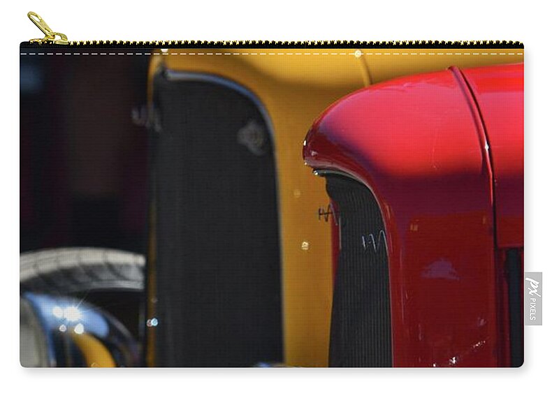 Zip Pouch featuring the photograph Hotrods by Dean Ferreira