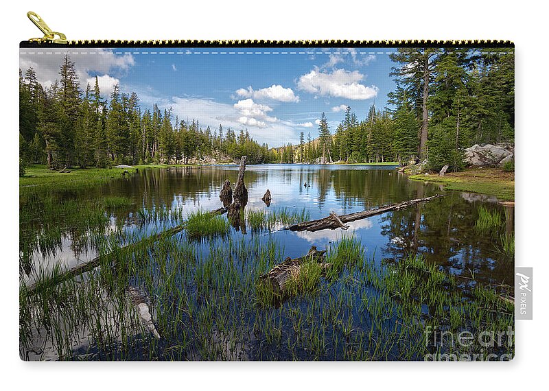 Landscape Zip Pouch featuring the photograph Mosquito Lake #3 by Dianne Phelps