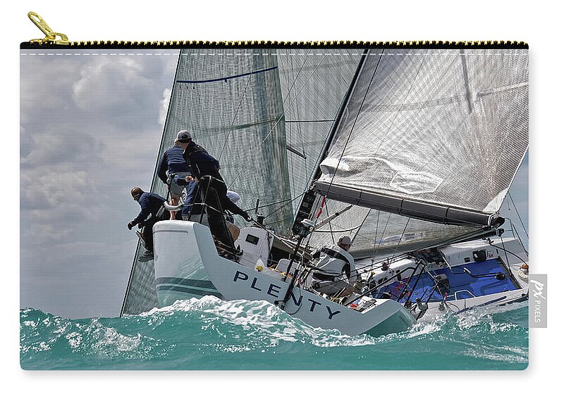 Sail Zip Pouch featuring the photograph Plenty #1 by Steven Lapkin