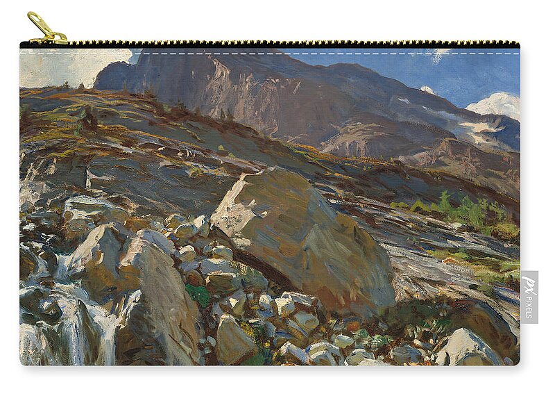 John Singer Sargent Carry-all Pouch featuring the painting Simplon Pass by John Singer Sargent