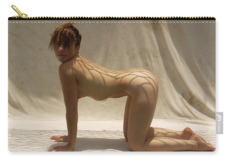  Zip Pouch featuring the photograph The Net #3 by Lucky Cole