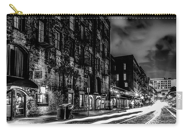 Ferry Zip Pouch featuring the photograph Savannah Georgia Waterfront And Street Scenes #34 by Alex Grichenko