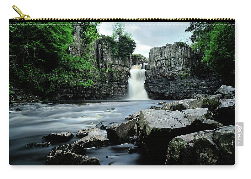 Waterfall Zip Pouch featuring the photograph Waterfall #34 by Jackie Russo