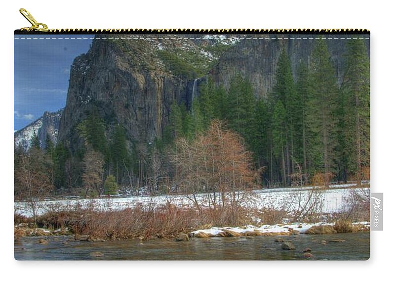 Yosemite Zip Pouch featuring the photograph Yosemite #35 by Marc Bittan