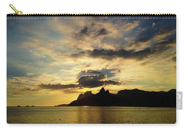 Mountain Zip Pouch featuring the photograph Rio de Janeiro #36 by Cesar Vieira