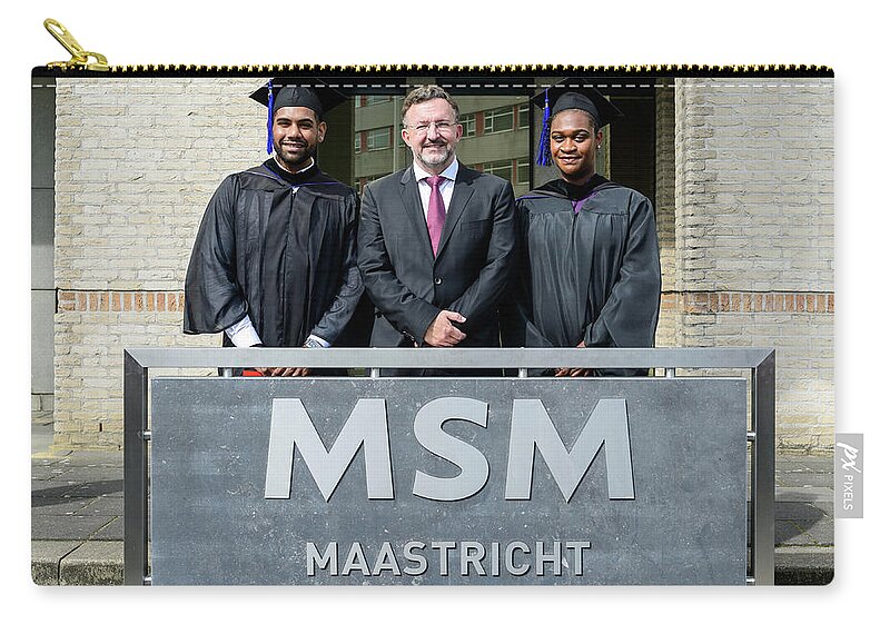  Zip Pouch featuring the photograph MSM Graduation Ceremony 2017 #37 by Maastricht School Of Management