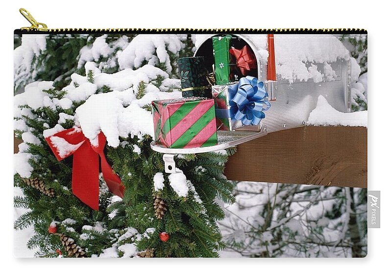Christmas Zip Pouch featuring the photograph Christmas #38 by Jackie Russo