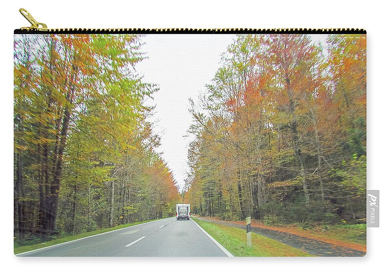 Colors Zip Pouch featuring the photograph Autumn #4 by Cesar Vieira
