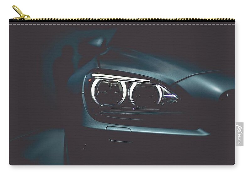 Bmw Zip Pouch featuring the photograph BMW #4 by Jackie Russo