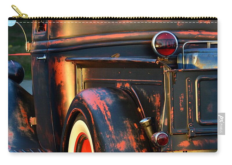  Zip Pouch featuring the photograph Classic Ford Pickup #4 by Dean Ferreira