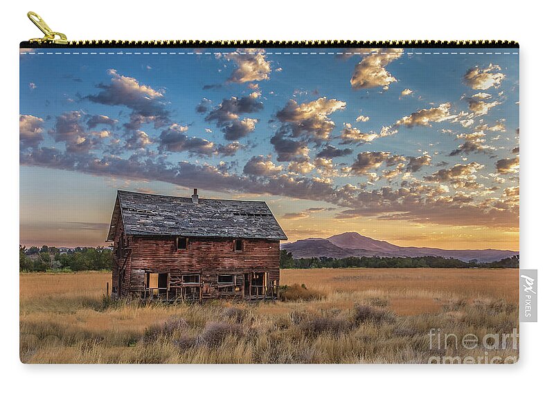 Barn Zip Pouch featuring the photograph Old Homestead #2 by Robert Bales