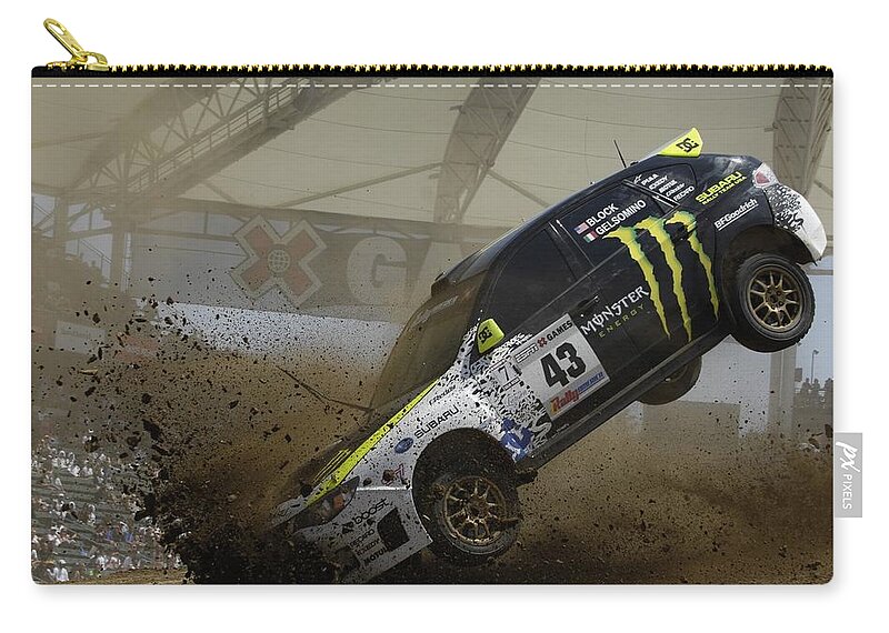 Subaru Zip Pouch featuring the photograph Subaru #4 by Jackie Russo