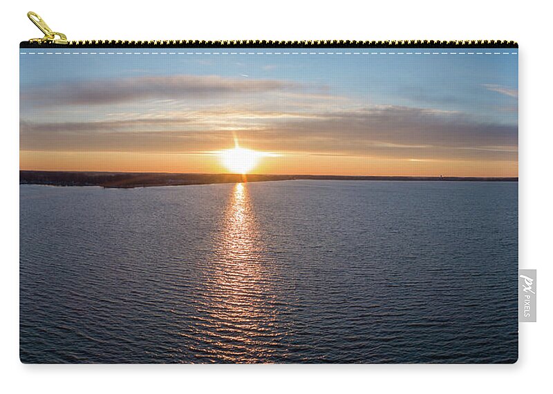  Zip Pouch featuring the photograph Sunset #4 by Brian Jones