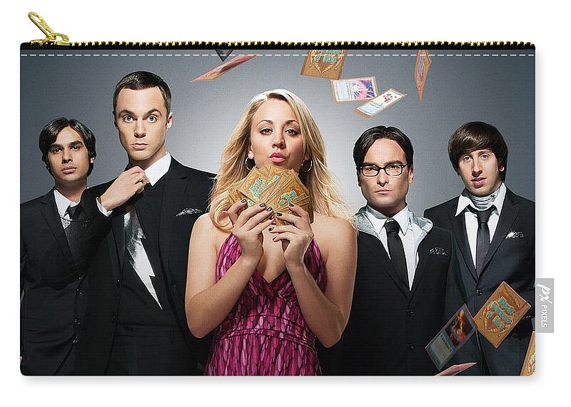 The Big Bang Theory Zip Pouch featuring the photograph The Big Bang Theory #4 by Mariel Mcmeeking