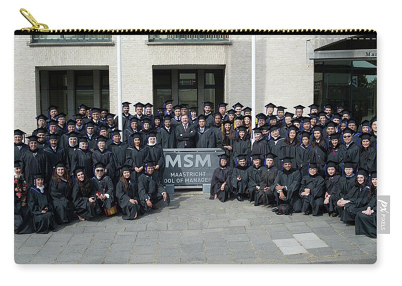  Zip Pouch featuring the photograph MSM Graduation Ceremony 2017 #42 by Maastricht School Of Management