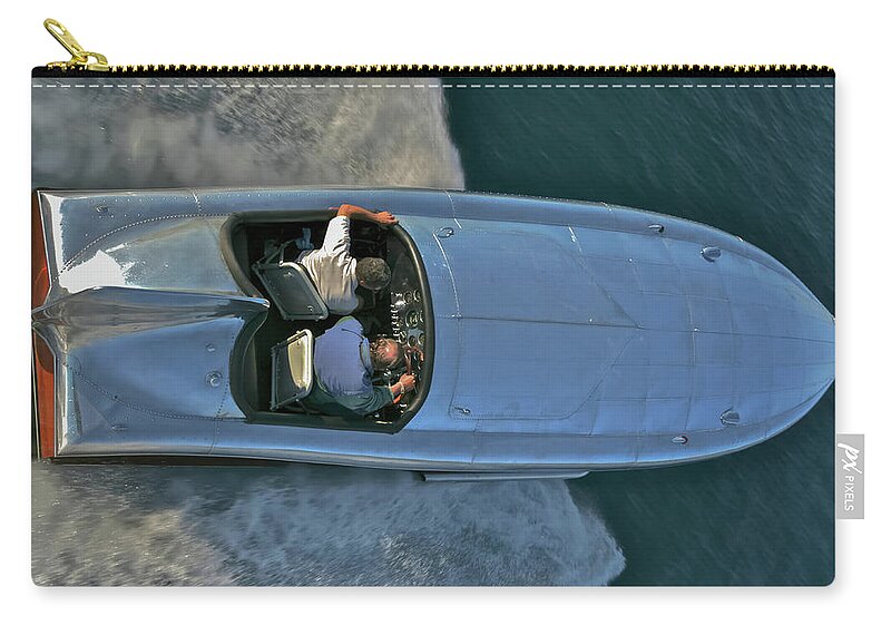 Race Zip Pouch featuring the photograph Hyperbolic #44 by Steven Lapkin