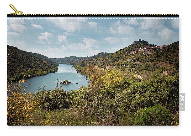 River Zip Pouch featuring the photograph Belver Landscape #5 by Carlos Caetano