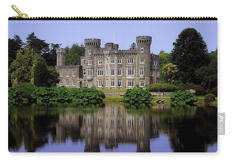 Archaeology Zip Pouch featuring the photograph Johnstown Castle, Co Wexford, Ireland #5 by The Irish Image Collection 