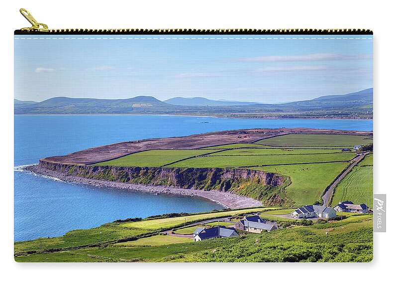 Ballingskelligs Bay Zip Pouch featuring the photograph Ring of Kerry - Ireland #5 by Joana Kruse
