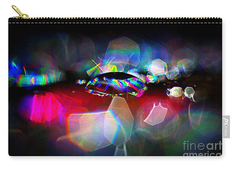 Sparks Zip Pouch featuring the photograph Sparks #5 by Sylvie Leandre