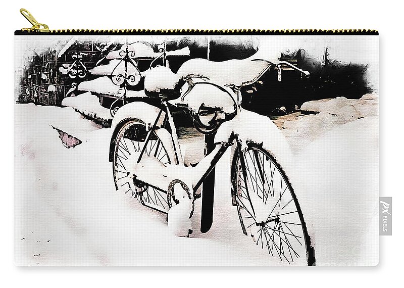  Zip Pouch featuring the photograph 5132 by Burney Lieberman