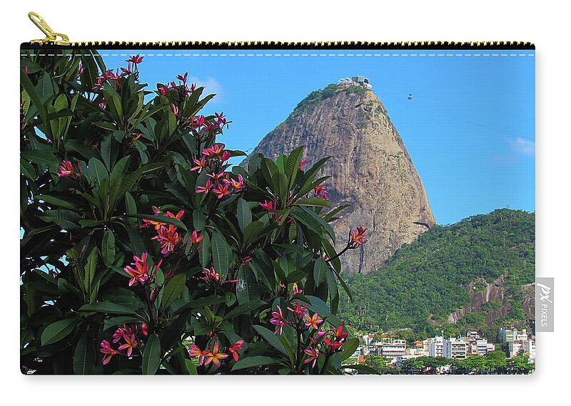 Frangipani Zip Pouch featuring the photograph Rio de Janeiro #52 by Cesar Vieira