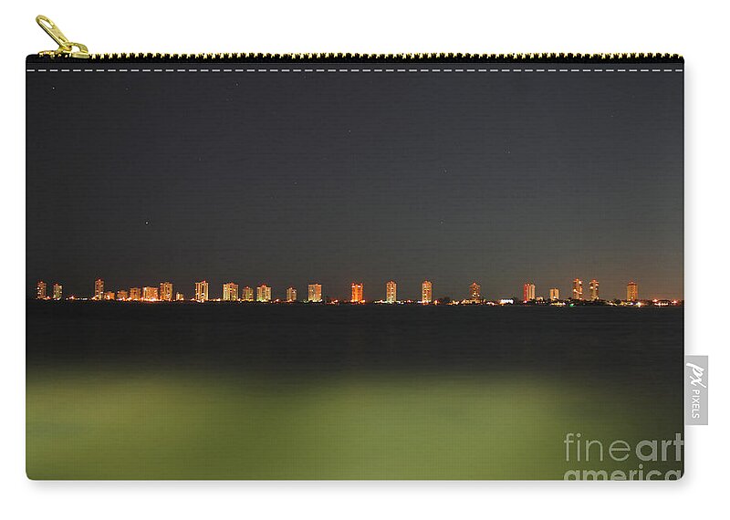 Singer Island Zip Pouch featuring the photograph 53- Singer Island Skyline by Joseph Keane