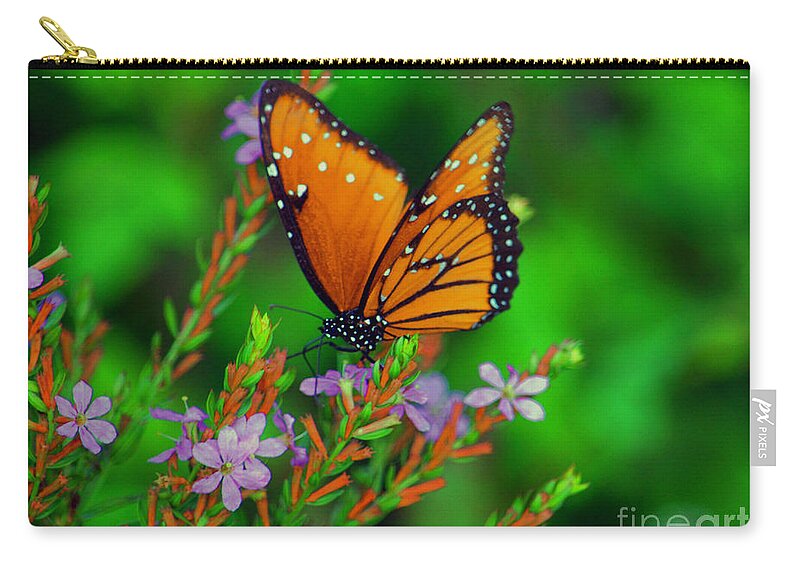Viceroy Butterfly Zip Pouch featuring the photograph 56- Viceroy Butterfly by Joseph Keane