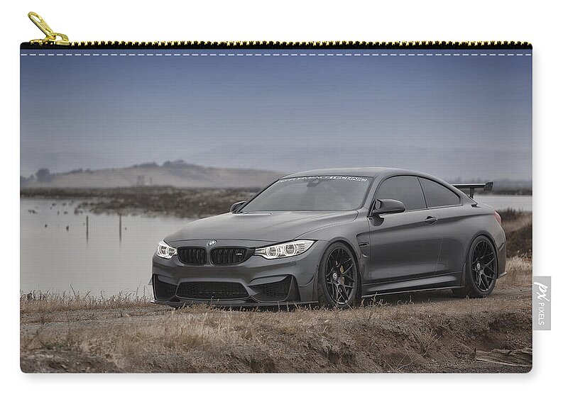 Bmw Zip Pouch featuring the photograph Bmw M4 #6 by ItzKirb Photography