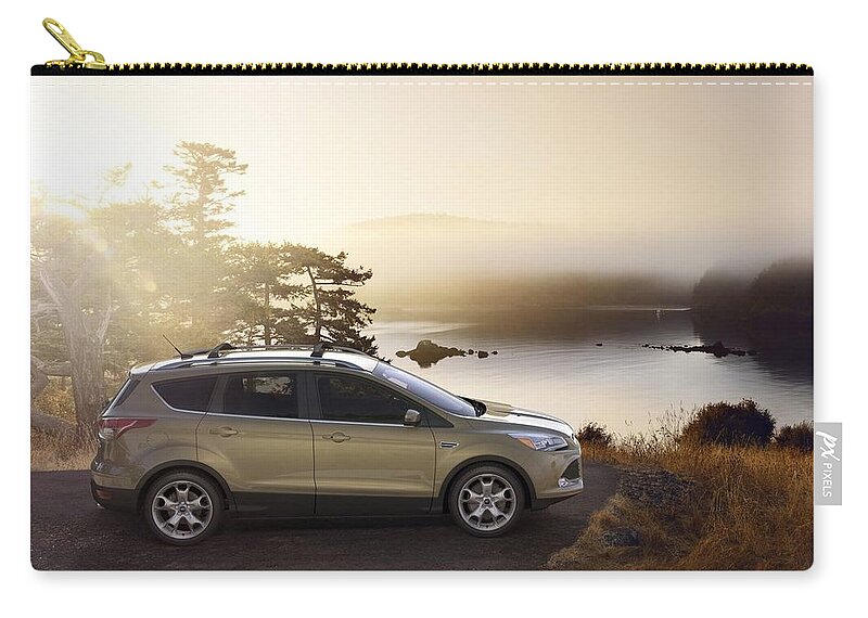 Ford Zip Pouch featuring the photograph Ford #6 by Mariel Mcmeeking